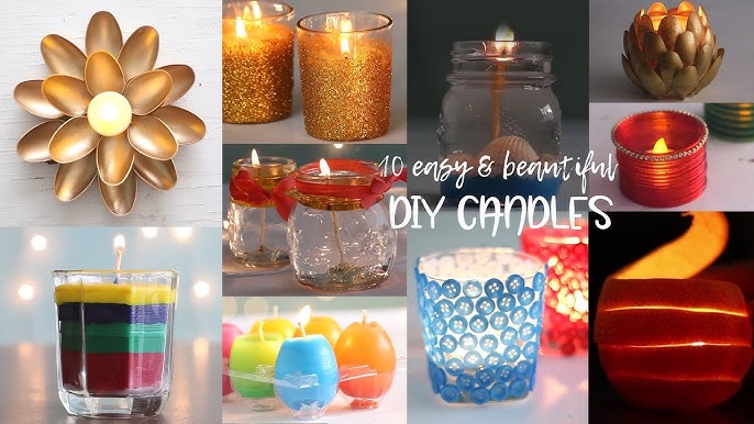 How to Make a Decorative Candle in Home