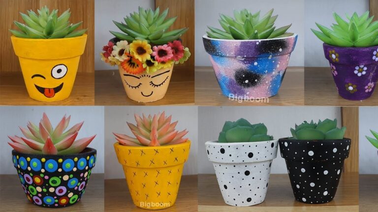 How to Make Decorative Flower Pots at Home