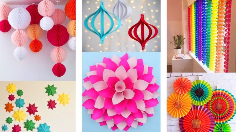 How to Make Decorative Items at Home With Paper