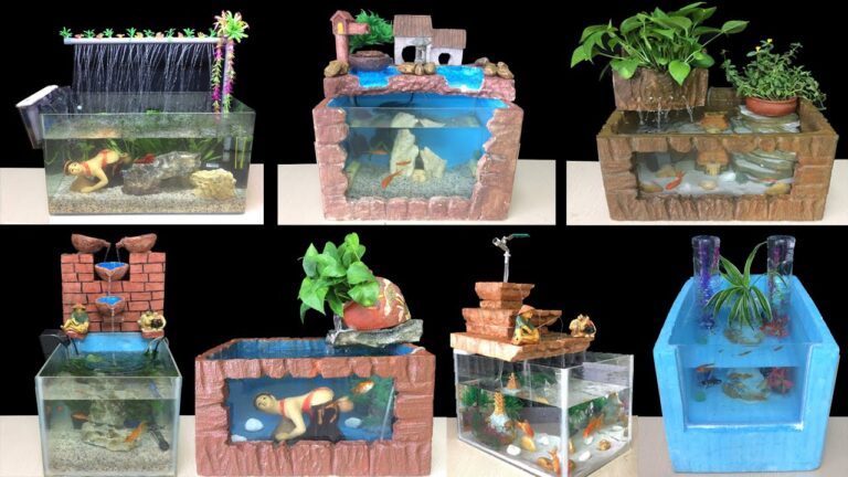 How to Make Fish Tank Decorations at Home