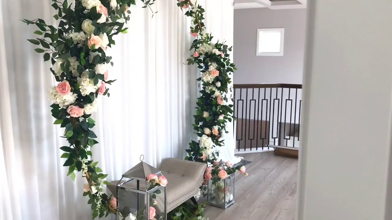 How to Make Flower Arch Decoration at Home