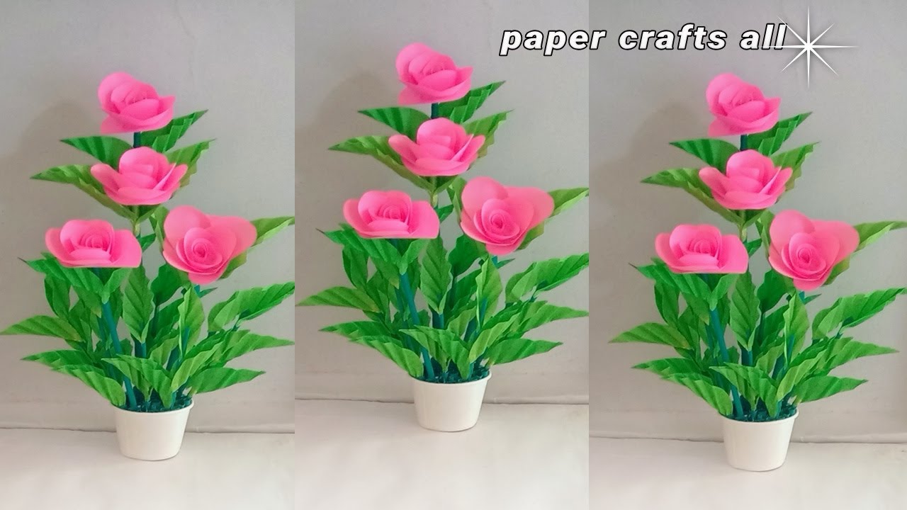 How to Make Paper Flowers for Home Decoration