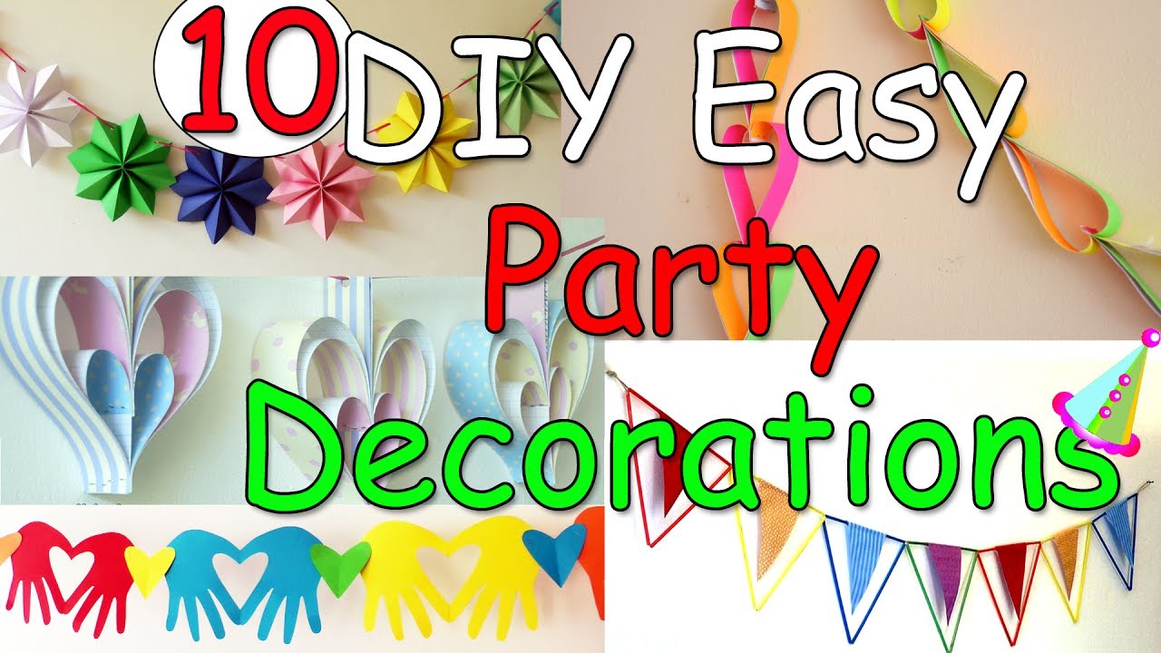 How to Make Party Decorations at Home