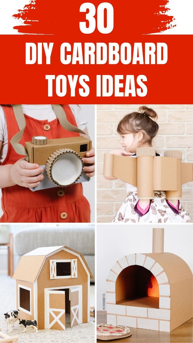 30 Diy Cardboard Toys Ideas